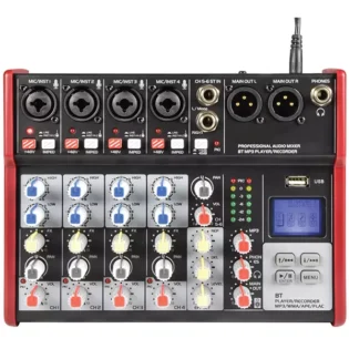 CITRONIC - CSM-6 MUSIC MIXER WITH BT/USB/MP3