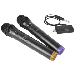 QTX U-MIC-863.2+864.8 DUAL HANDHELD MICROPHONE UHF 863.2MHz + 864.8MHz