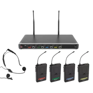 CHORD NU4-N QUAD LAPEL MICROPHONE UHF