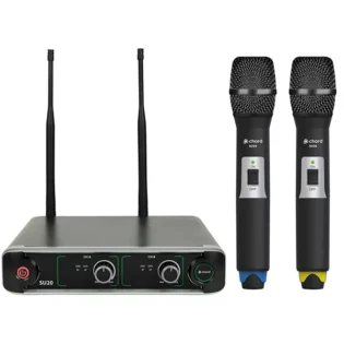 CHORD SU20-H-BY DUAL HANDHELD MICROPHONE UHF 864.8+863.1MHz