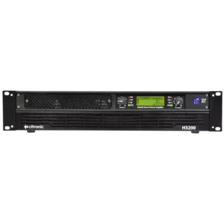CITRONIC H3200 2U POWER AMPLIFIER 2X 1600W