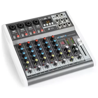 Vonyx - VMM-K602 MUSIC MIXER DSP/BT/MP3/USB/REC