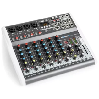 Vonyx - VMM-K802 MUSIC MIXER DSP/BT/MP3/USB/REC