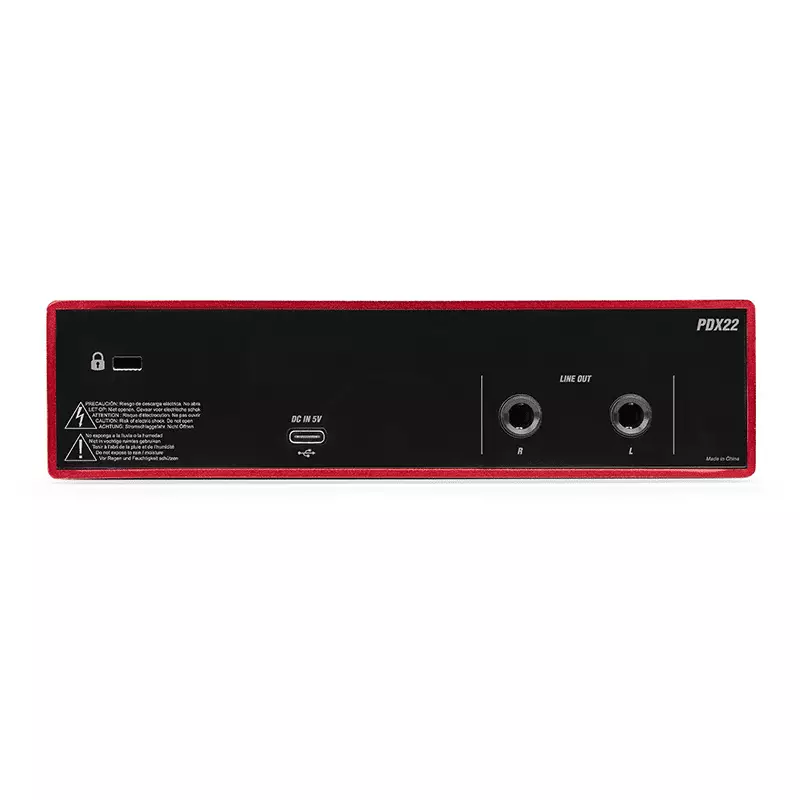 PDM PDX22 USB AUDIO INTERFACE DUAL CHANNEL - Image 4