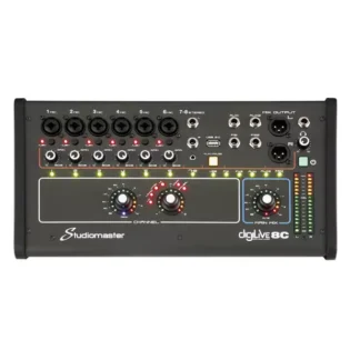 STUDIOMASTER DIGILIVE8C 8 CH DIGITAL CONSOLE