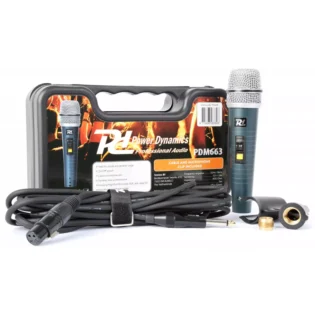 PDM PD-M663 VOCAL MICROPHONE DYNAMIC IN CASE WITH SWITCH