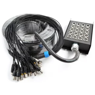PDC CX164 STAGE SNAKE 16X XLR MALE  - 4X XLR FEMALE 30M