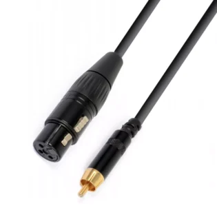 PDC CX136 SIGNAL LEAD XLR FEMALE  - RCA MALE 0.15M
