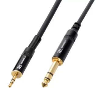 PDC CX82-3 SIGNAL LEAD 3.5MM STEREO MALE  - 6.3MM STEREO MALE 3M
