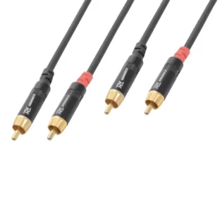 PDC CX94-1 SIGNAL LEAD 2X RCA MALE  - 2X RCA MALE 1M