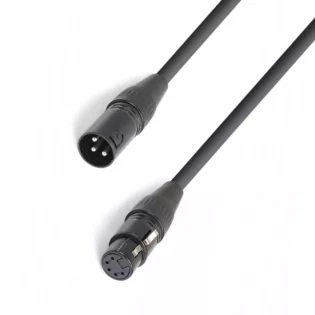 PDC CX106 DMX LEAD XLR MALE  - 5-PIN XLR FEMALE 0.1M