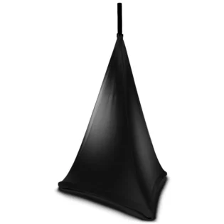 BEAMZ LSS12B LYCRA SPEAKER STAND SLEEVE BLACK 1.2M