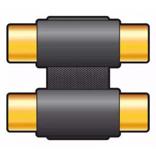 TVA ADAPTOR 2x RCA FEMALE TO 2x RCA FEMALE