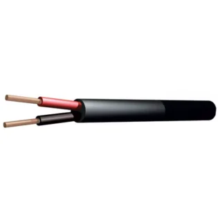 FILO RO1.0B SPEAKER CABLE 1.0MM BLACK ROUND 100M