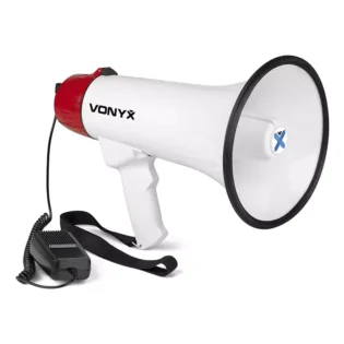 VONYX MEG045 MEGAPHONE REC/SIREN/USB/BT/BATTERY 45W