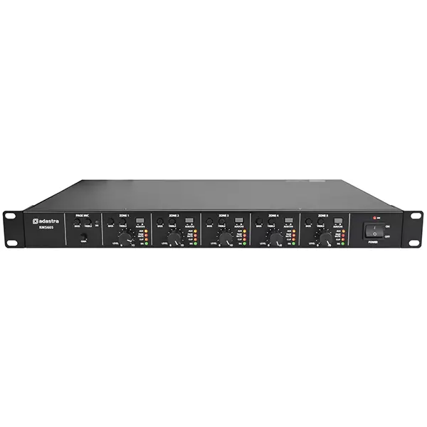 ADASTRA RMS605 SLAVE AMPLIFIER USB/SD/FM/BT 5 ZONE 100V 60W