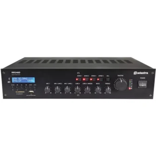 ADASTRA RM240D MIXER AMPLIFIER USB/BT/FM/DAB+ 100V 240W
