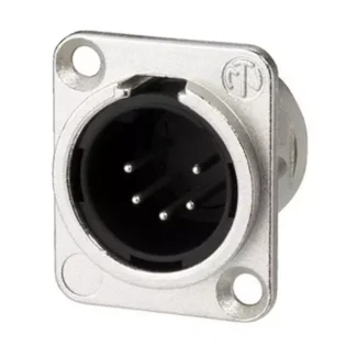 TVA CONNECTOR XLR CHASSIS MOUNT MALE 5 PIN