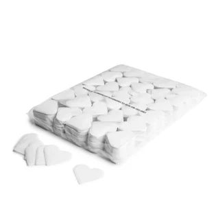 MAGICFX SLOWFALL CONFETTI HEARTS WHITE