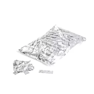 MAGICFX CONFETTI RECTANGLES WHITE METALLIC