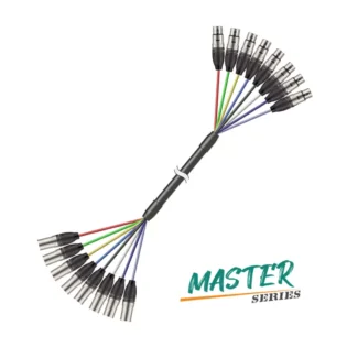 ROXTONE STAGE LOOM 8X XLR MALE - 8X XLR FEMALE 3M