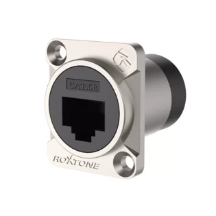 ROXTONE CONNECTOR RJ45 CHASSIS MOUNT CAT5