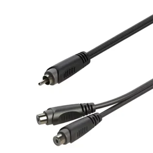 ROXTONE - SAMURAI SERIES SIGNAL LEAD RCA M– 2X RCA F 0.2M