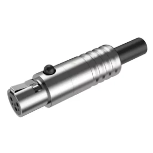 ROXTONE CONNECTOR MINI XLR INLINE FEMALE 3 PIN
