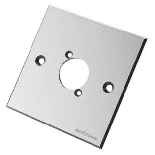 Roxtone - SINGLE SILVER BLANK WALLPLATE