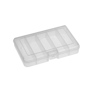 SP PAN 101/ATN Transparent Polyp. Organiser Box, 6 Compartments