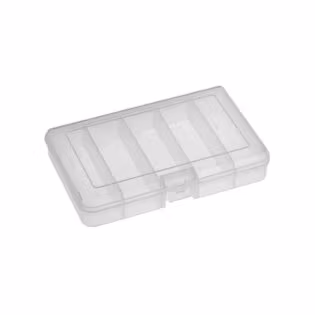 SP PAN 101/ATN Transparent Polyp. Organiser Box, 6 Compartments