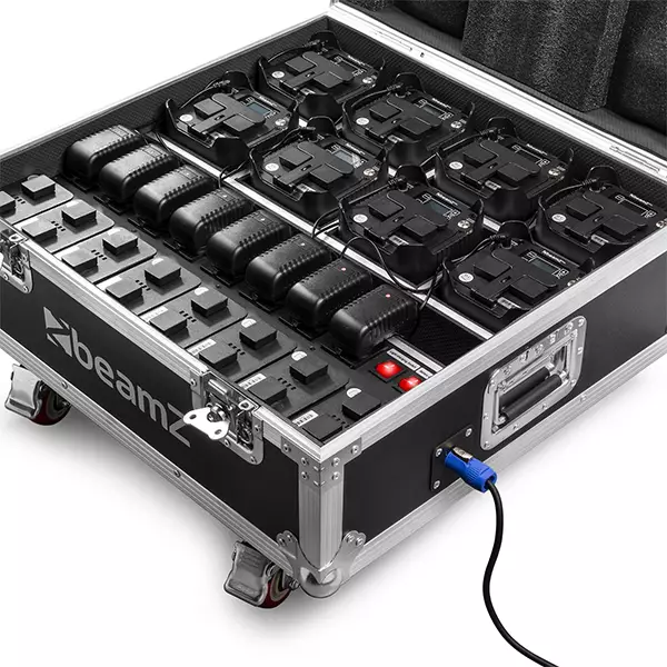 BEAMZ FCC10 FLIGHTCASE FOR 8X BBP5X WITH CHARGING - Image 11