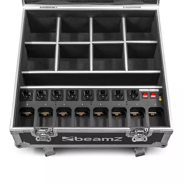 BEAMZ FCC10 FLIGHTCASE FOR 8X BBP5X WITH CHARGING - Image 8