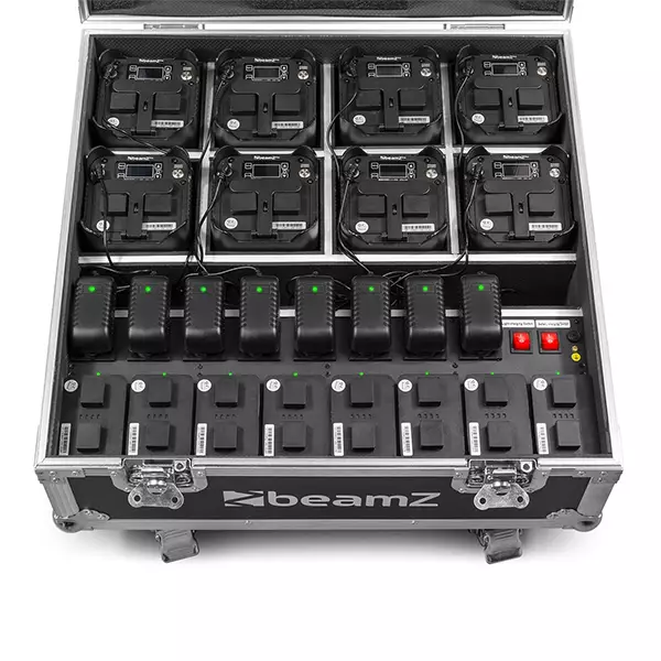 BEAMZ FCC10 FLIGHTCASE FOR 8X BBP5X WITH CHARGING - Image 9