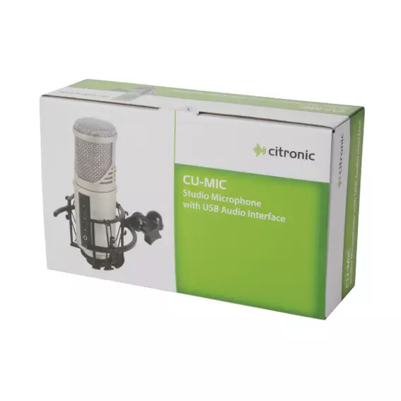 CITRONIC - CU-MIC STUDIO MICROPHONE WITH USB AUDIO INTERFACE - Image 5