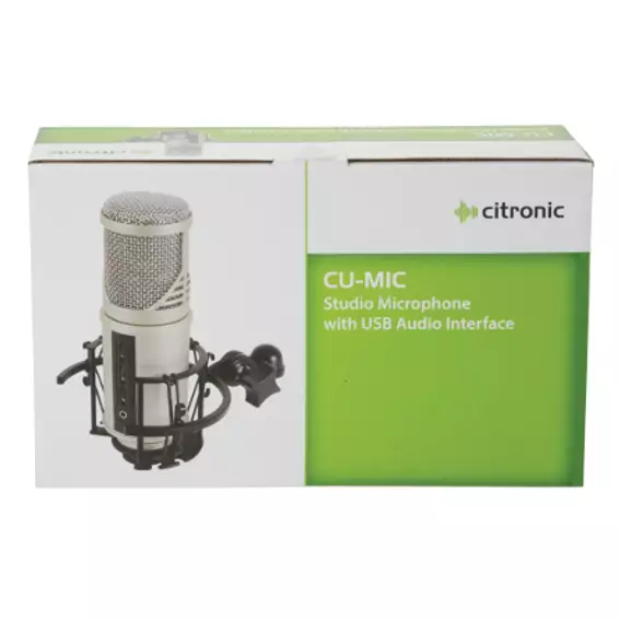 CITRONIC - CU-MIC STUDIO MICROPHONE WITH USB AUDIO INTERFACE - Image 6