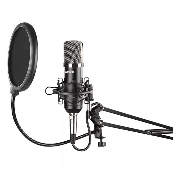 Vonyx - CMS400 STUDIO SET CONDENSER MICROPHONE WITH STAND AND POP FILTER - Image 10
