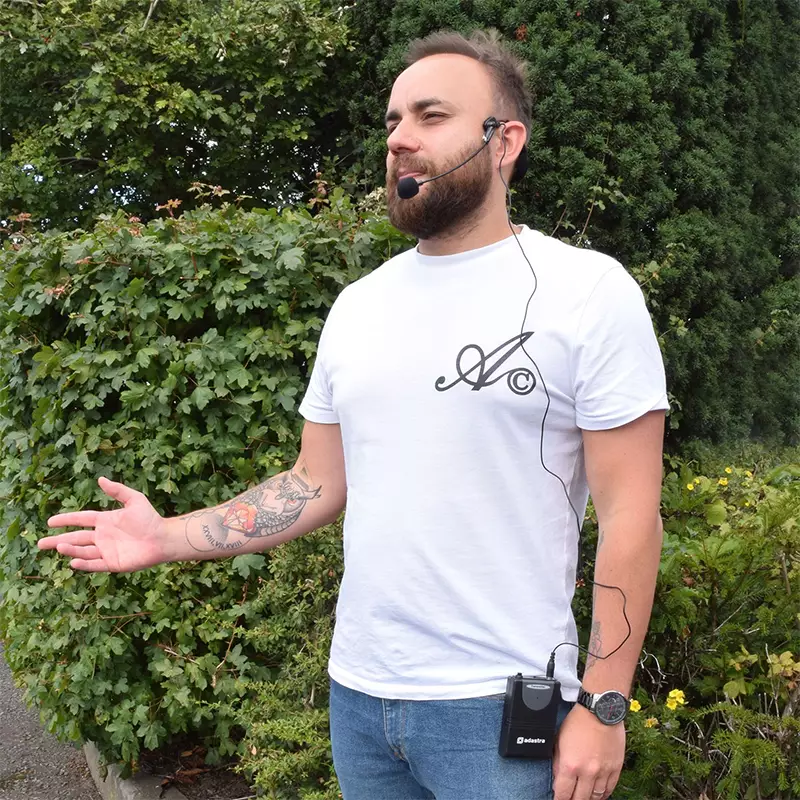 ADASTRA H25B HANDHELD PA SYSTEM NECKBAND VHF MIC BT - Image 6