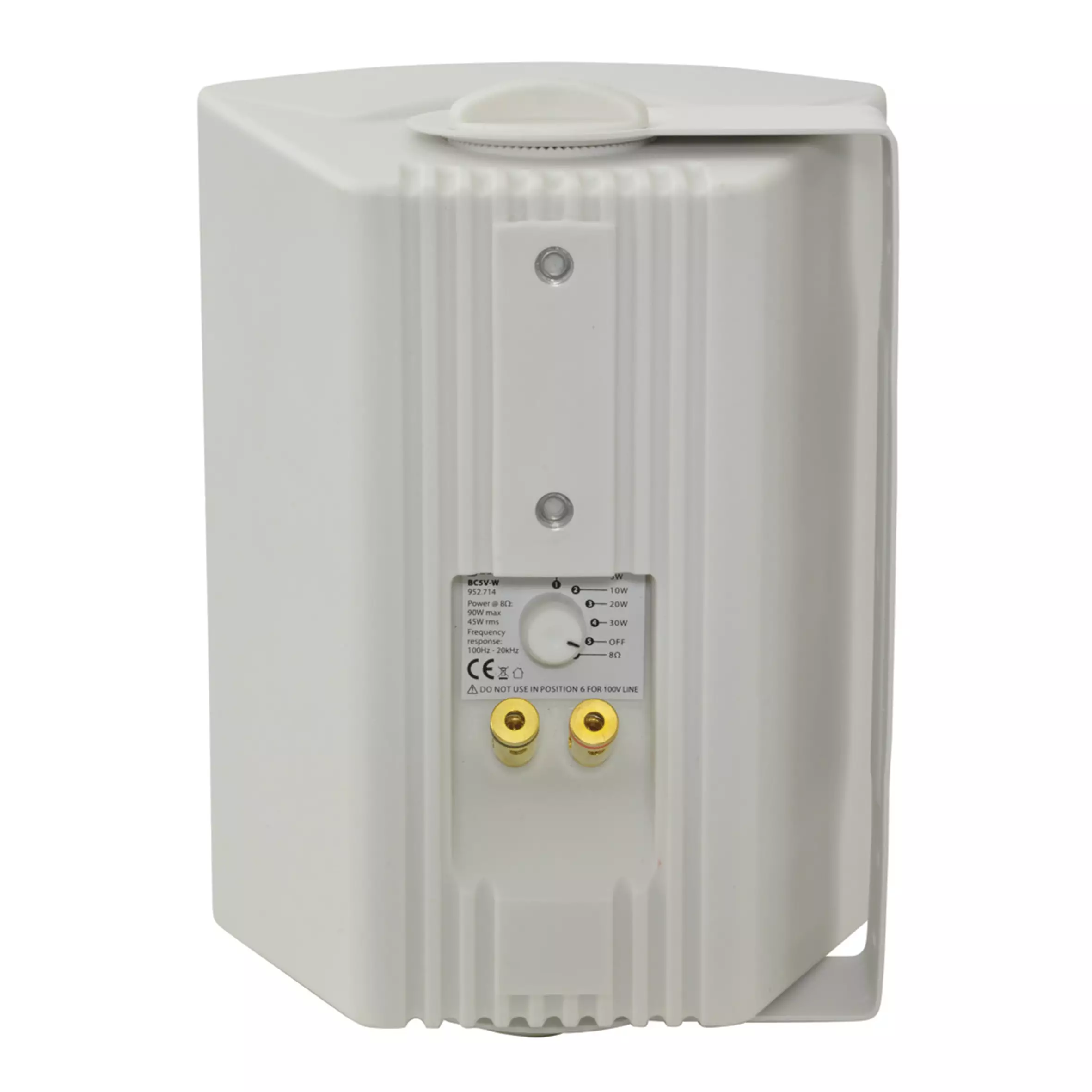 ADASTRA BC5VW PASSIVE WALL MOUNT SPEAKER 5.25IN WHITE 45W 100V - Image 3
