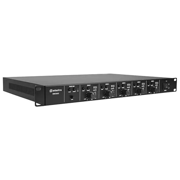 ADASTRA RMS605 SLAVE AMPLIFIER USB/SD/FM/BT 5 ZONE 100V 60W - Image 3