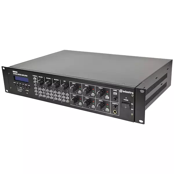 ADASTRA RM406 MIXER AMPLIFIER USB/SD/FM/BT 6 ZONE 100V 40W - Image 3