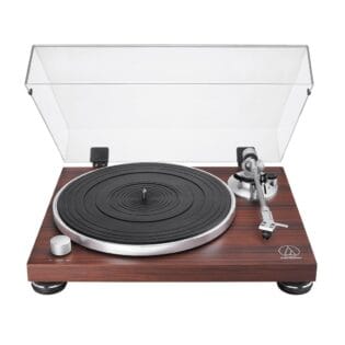 Audio-Technica AT-LPW50BTRW Bluetooth Manual Belt-Drive Turntable