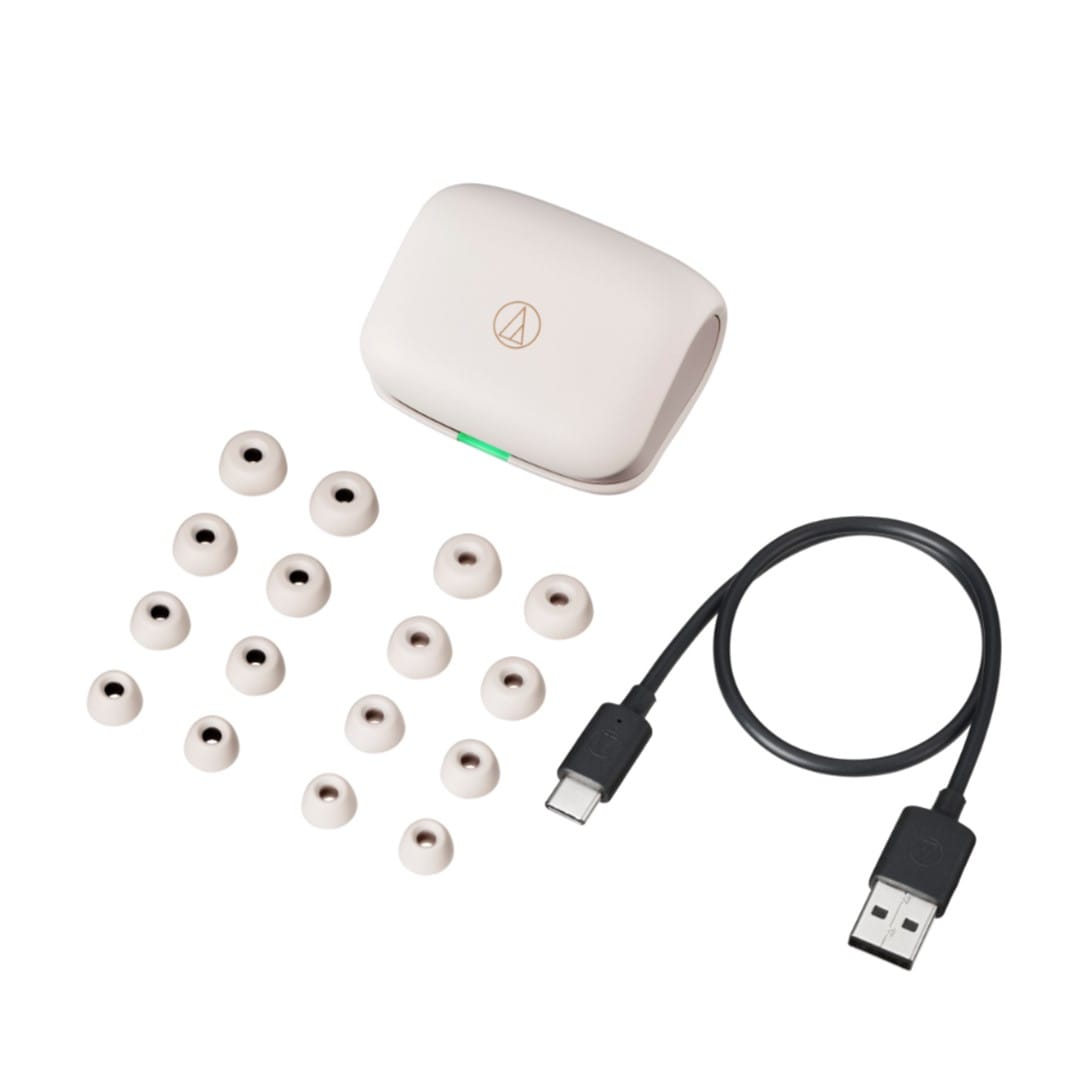 Audio-Technica ATH-TWX7WH Wireless Earbuds - Image 2