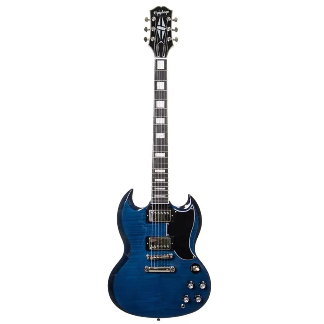 Epiphone EI-SGCF-VPB SG Custom Viper Blue +Bag