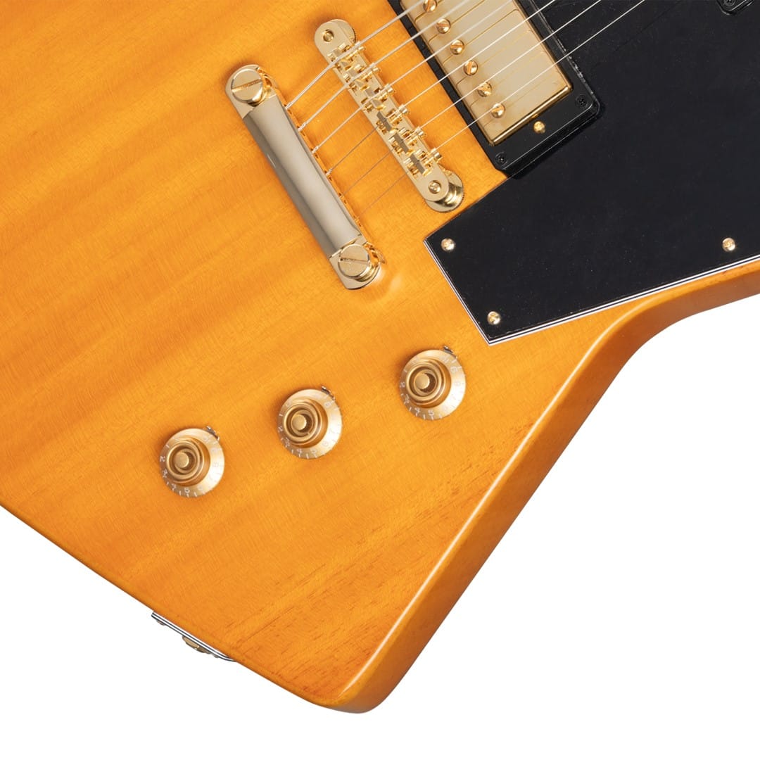 Epiphone IGCKEXB-ANA 1958 Korina Explorer Aged Natural+Case - Image 3