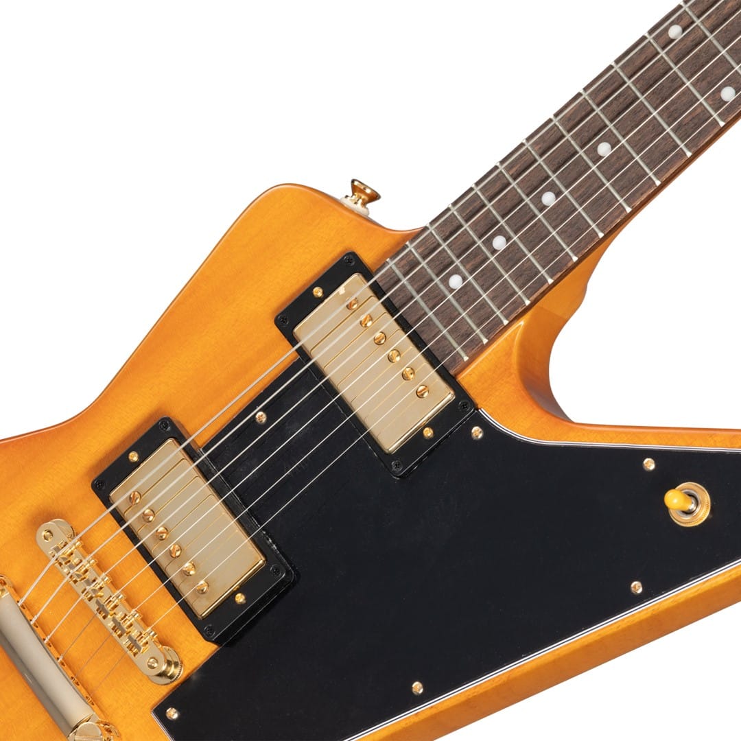 Epiphone IGCKEXB-ANA 1958 Korina Explorer Aged Natural+Case - Image 2