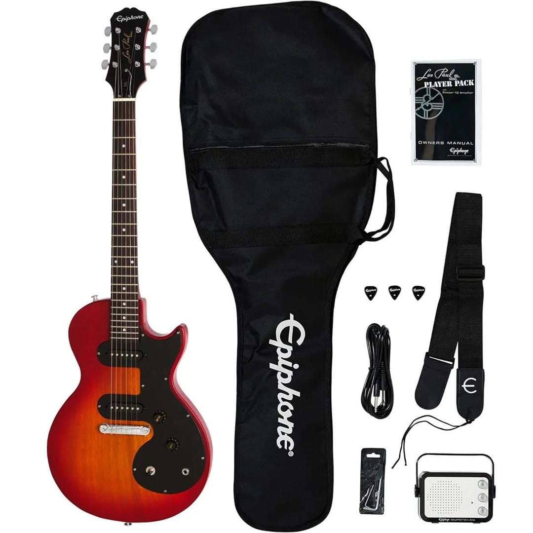 Epiphone PPEG-ENPS-HS L.Paul SL Starter Pack,Heritage Cherry