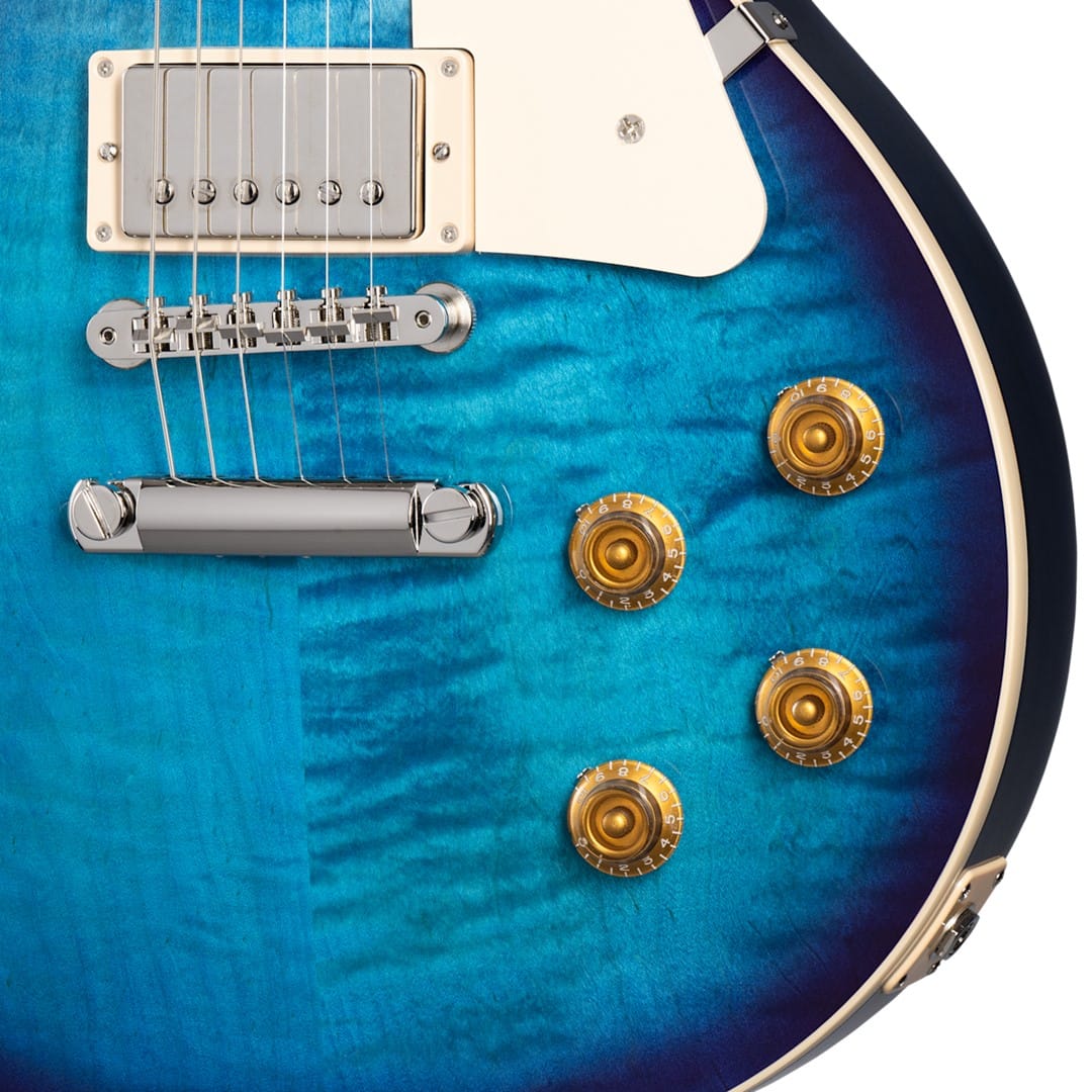 Gibson LPS500-B9 Les Paul Std 50s Figured Top Blueberry Burst - Image 2