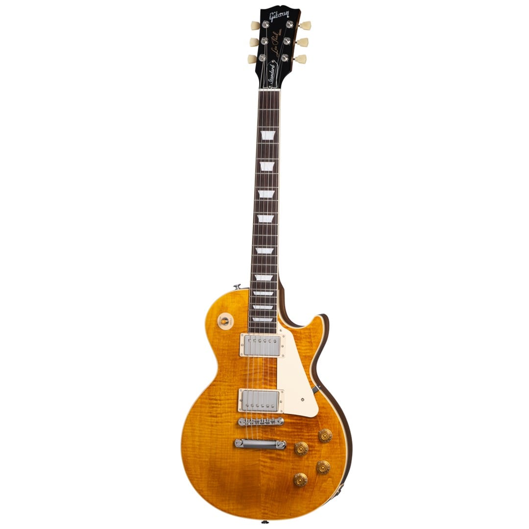 Gibson LPS500-HY Les Paul Std 50s Figured Top Honey Amber