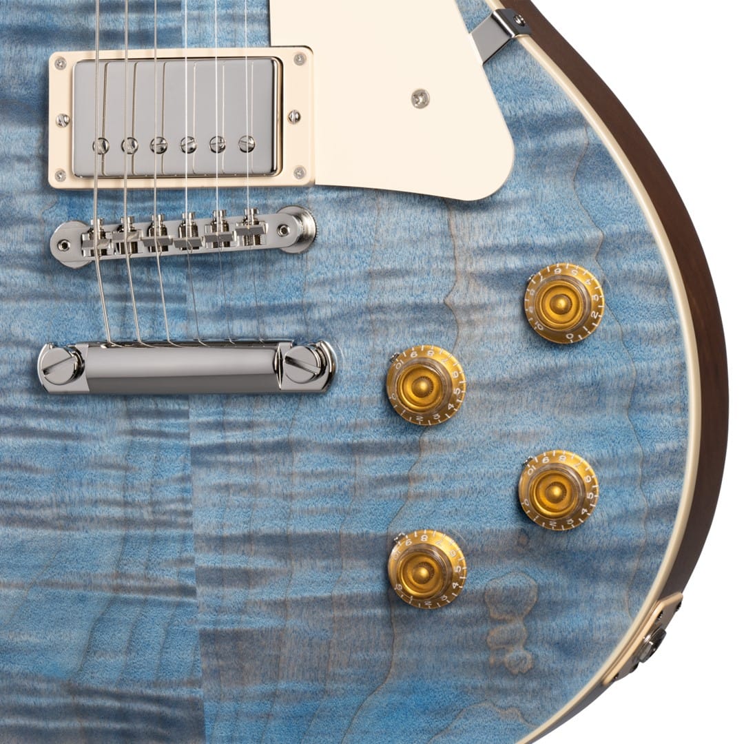 Gibson LPS500-OB Les Paul Std 50s Figured Top Ocean Blue - Image 2